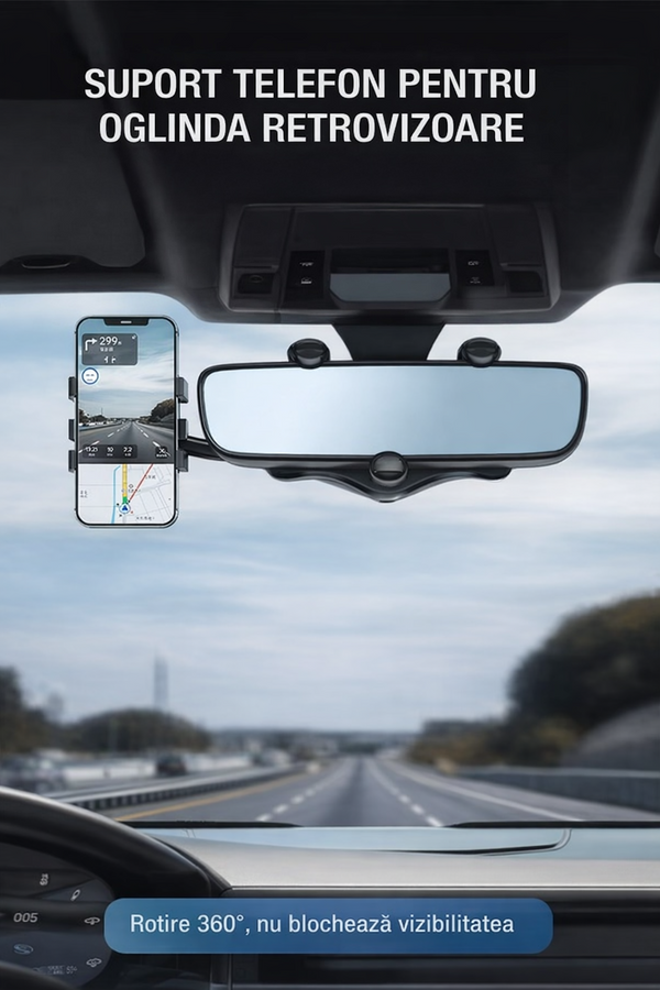 Suport Telefon Auto Multifuncțional